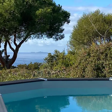 Villa 180 M2 Vue Mer Piscine Climatisee Grand Jardin 5000 M2 Cloture Calme Porticcio  Extérieur photo